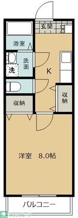 クラージュ高木の物件間取画像